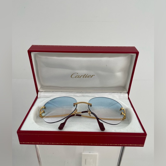 Cartier Glasses Gold Frame - Picture 2 of 8